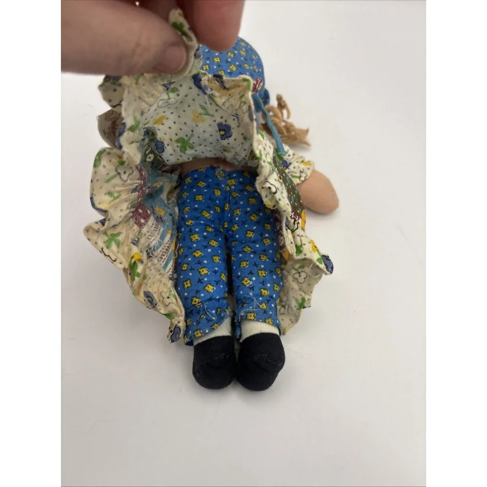 Holly Hobbie Doll Fabric Vintage 1970's Knickerbocker Rag 9